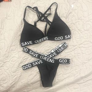 God saves queens bikini